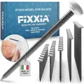 Produktbild: FIXXIA® Stahlnägel mit Halter - [50er Set, 10x in 20/25/30/40/50 mm] - gehärtete