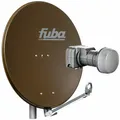 Produktbild: Fuba HD Sat Komplettanlage 2 Teilnehmer - Fuba Satellitenschüssel 80cm Alu braun