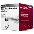 Produktbild: Anhängerkupplung abnehmbar für Alfa Romeo Giulia 05.2016-jetzt top