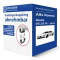 Produktbild: G.D.W. Anhängerkupplung abnehmbar für ALFA ROMEO Giulia Typ 952 AHK