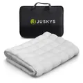 Produktbild: Juskys Gewichtsdecke 135x200 cm für besseren Schlaf