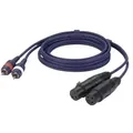 Produktbild: DAP FL25 - 2 RCA male L/R to 2 XLR/F 3P 1,5 m