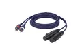 Produktbild: DAP DAP FL25 - 2 RCA male L/R to 2 XLR/F 3P 1,5 m Audio-Kabel, (150,0 cm)
