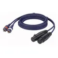 Produktbild: DAP Audio FL25 - Adapterkabel 2 x 3-pol XLR female / 2 x RCA Chinch male 1,5m