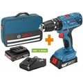 Produktbild: Akku-Schlagbohrschrauber gsb 18V-21 Professional 2Ah inkl 2 Akkus Bohren - Bosch
