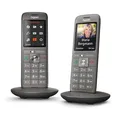 Produktbild: Gigaset CL660HX Duo 2x Universal Mobilteil DECT/-CAT-iq fähig schwarz/anthrazit