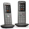 Produktbild: Gigaset CL660 HX Duo Schnurlos Telefon Solo-Handteil anthrazit DECT Farbdisplay