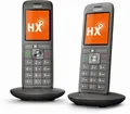 Produktbild: Gigaset CL660HX Duo DECT Schnurlostelefon Anthrazit HD VOICE Farbdisplay NEU
