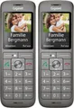 Produktbild: Gigaset CL660HX DUO - 2 design DECT-Mobilteil mit Ladeschale - Grau 2 stk