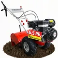 Produktbild: HECHT Gartenfräse Benzin 50 cm Arbeitsbreite 6 PS Acker Boden Fräse Hacke ID7164