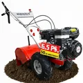 Produktbild: HECHT Gartenfräse Benzin 50 cm Arbeitsbreite 6 PS Acker Boden Motor Fräse Hacke