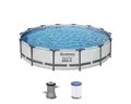 Produktbild: BESTWAY Pool Bestway 56595 Frame Pool Steel Pro Set mit Filterpumpe 427 x 84 cm
