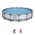 Produktbild: Bestway Steel Pro Stahlwandpool 427 x 84 CM - Aufstellpool mit Filterpumpe - Run
