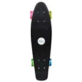 Produktbild: NoRules Skateboard ABEC 5 Fun Neon, mit Leuchtrollen
