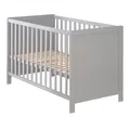 Produktbild: Roba Baby- & Beistellbett 2in1 Hamburg 60x120cm taupe 5 Schlupfsprossen TOP
