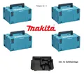 Produktbild: 4 Stück Makita MAKPAC Systainer Gr 3 Koffer mit Zufalls-Einlage