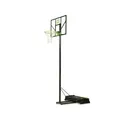 Produktbild: EXIT Toys Comet Versetzbares Basketballbrett auf Rädern mit Dunkring - Inklusive Dunkring und Netz - Backboard in 6 Höhen Verstellbar - Basketball für Kinder und Erwachsene - Grün/Schwarz