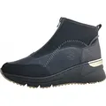 Produktbild: Rieker Damenschuhe Stiefeletten Reißverschluss Schwarz Freizeit, Schuhgröße:41 EU - Schwarz - 41