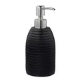 Produktbild: relaxdays Seifenspender 10031053_46 schwarz Polyresin 300,0 ml, 1 St.