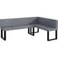 Produktbild: Meblini Eckbank, Grau, Textil, L-Form, 196x142 cm, Esszimmer, Bänke, Eckbänke