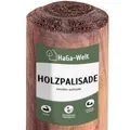 Produktbild: HaGa Holzpalisade 8cmØ x 50cm Höhe - 1 STK. für Gartenzaun & Beetumrandung - Witterungsbeständig und Stabil