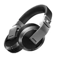 Produktbild: PIONEER DJ HDJ-X7-S - Closed-back Circumaural DJ Headphones with 50mm Drivers, with 5Hz-30kHz Frequency Range, Detachable Cable, and Carry Pouch - Silver