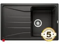 Produktbild: Blanco Sona 45 S Schwarz - 525970 Granitspüle Küche Einbau Spüle Küchenspüle