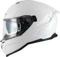 Produktbild: APEX FI200 Solid weiß Integralhelm ECE 22.06 mit Sonnenblende M 57/58