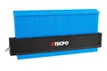 Produktbild: TECPO Konturenlehre, 2-tlg Kontrastschablone 15cm 25cm Konturmessgerät Ecken Kanten messen Markierwerkzeug Konturmessgerät Vervielfältigungslehre mit Feststeller