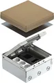 Produktbild: OBO Bettermann UDHOME4 2V V Steckdose Typ C (Euro-Stecker) Edelstahl (7427200)