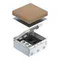 Produktbild: OBO Bettermann Vertr Bodentank komplett 3-f. VDE-Steckdose UDHOME4 2V V