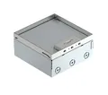 Produktbild: OBO Bettermann UDHOME4 2V V Bodentank, kpl. 3fach VDE-Steckdose, Edelstahl (7427