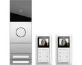 Produktbild: Gira 2417000 Video System 2TN edelstahlfarben System 106 Zweifamilienhaus Paket