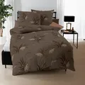 Produktbild: Kaeppel Interlock Jersey Bettwäsche Swing mocca 155x220 cm + 80x80 cm - braun