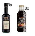Produktbild: Testpaket Ponti Glassa Glasuren - Ponti Aceto Balsamico Essig 6 Stück