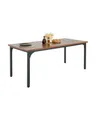 Produktbild: VEVOR Rechteckiger Esstisch Küchentisch (nur Tisch) Esszimmertisch 180cm Braun