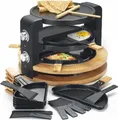 Produktbild: Raclette-maschine 8/10 personen 1500 w + grill + crêpes-hersteller Kitchen chef KCWOOD.8.SUPER