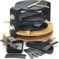 Produktbild: Kitchenchef - Raclette-maschine 8/10 Personen 1500 W + Grill + Crêpes-hersteller - Kitchen Chef - Kcwood.8.super