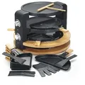 Produktbild: Kitchenchef - Raclette-maschine 8/10 Personen 1500 W + Grill + Crêpes-hersteller - Kitchen Chef - Kcwood.8.super