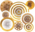 Produktbild: Amscan 9913248 - Deko Set, 8-teilig, Deko-Fächer für Hochzeiten & Geburtstage