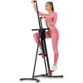 Produktbild: Hop-Sport 2in1 Stepper & Vertical Climber - klappbar und verstellbar, Klettermaschine, Kletterbewegungen für Ganzkörpertraining - Schwarz