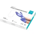 Produktbild: EUROPAPA Nitril-Handschuhe Medical Einmalhandschuhe Untersuchungshandschuhe (100 Stück, puderfrei ohne Latex, Gummihandschuhe) unsteril latexfrei disposible gloves lila S