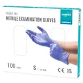 Produktbild: EUROPAPA® 100x Nitrilhandschuhe Lila Box Einweghandschuhe Einmalhandschuhe Untersuchungshandschuhe Nitril Handschuhe puderfrei ohne Latex unsteril latexfrei disposible gloves
