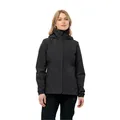 Produktbild: Jack Wolfskin Regenjacke Stormy Point 2-Lagen (Wetterschutzjacke, wasserdicht, winddicht) schwarz Damen, Größe: XS