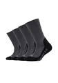 Produktbild: Camano Kinder Sportsocken Kinder verstärkte Sohle weich Baumwolle Anti Feuchtigkeit PRO TEX pro tex 4er Pack 23/26 anthracite - black