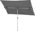 Produktbild: Schneider Sonnenschirm Novara, Anthrazit, ca. 190 x 140 cm, rechteckig