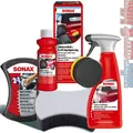 Produktbild: Sonax Cabrio Set Verdeck Imprägnierung + Schwamm + Cabrioreiniger + Multischwamm