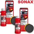 Produktbild: 2x SONAX Cabrioverdeck + Textil-Imprägnierung inkl. Schwamm wasserfest 250ml