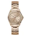 Produktbild: GUESS GW0685L3 Armbanduhr Datumsanzeige roségoldfarben Mineralglas 36 mm
