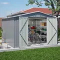 Produktbild: Geräteschuppen Garten Schuppen Gartenhaus Gerätehaus Satteldach inkl. Fundament
